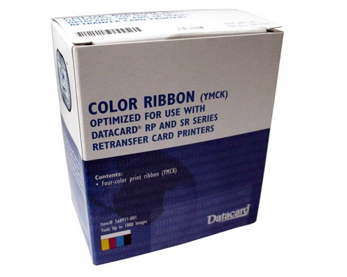 Datacard 568971-001 YMCK Full Colour Ribbon for SR200 SR300 RP90 (1000 Prints)