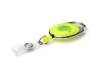 Yellow Translucent Carabiner Card Reels with Reinforced ID Straps (Pack of 50)