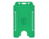 Light Green Single-Sided BioBadge Open Faced ID Card Holder, Portrait x 100
