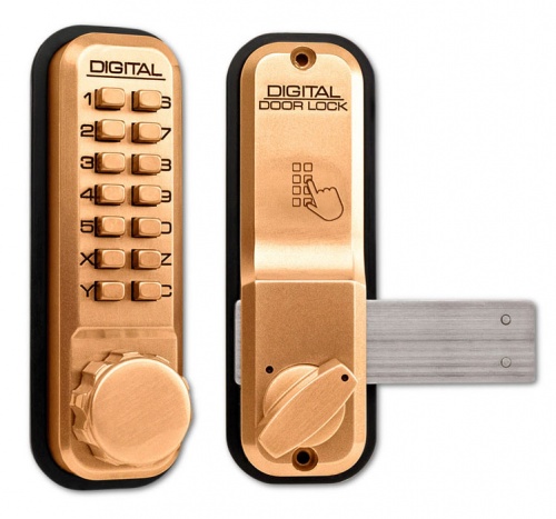 Lockey 2200 Series Digital Lock with Rim Dead Bolt