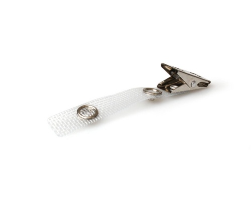 Crocodile Clip with Metal Popper and 70mm Reinforced Strap (Pack of 100)