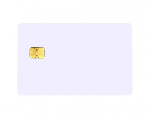 FM 5542 Contact Chip Blank White Cards (Pack of 100)