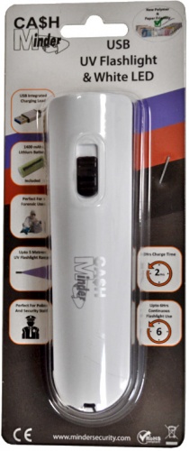 Cash Minder Forensic USB UV Torch - 365nm UV