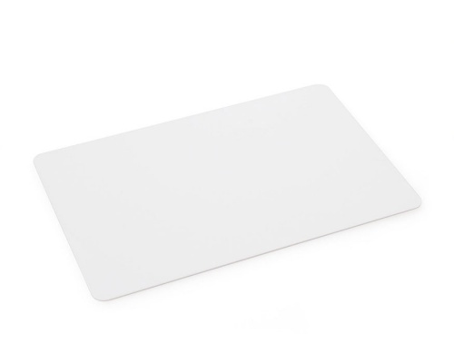 Blank White 470 Micron Plastic Cards (Pack of 100)