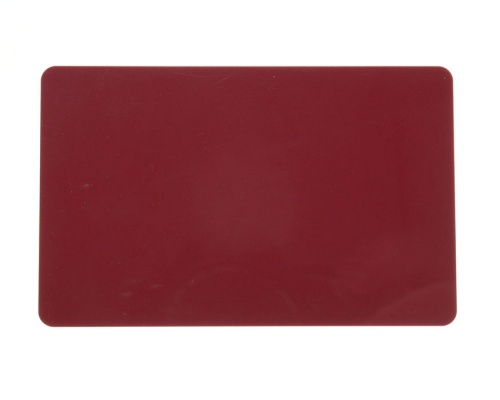 Burgundy Premium Plastic Cards - 760 Micron (Pack of 100)