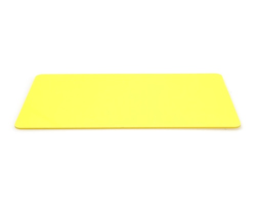 Yellow Premium 760 Micron Cards, Coloured Core (Pack of 100)