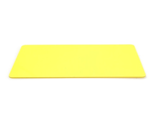 Yellow Premium 760 Micron Cards, Coloured Core (Pack of 100)