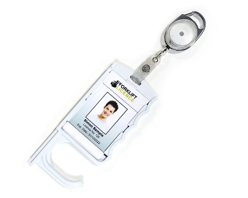 Antimicrobial Door Opening ID Card Holders (Pack of 100)