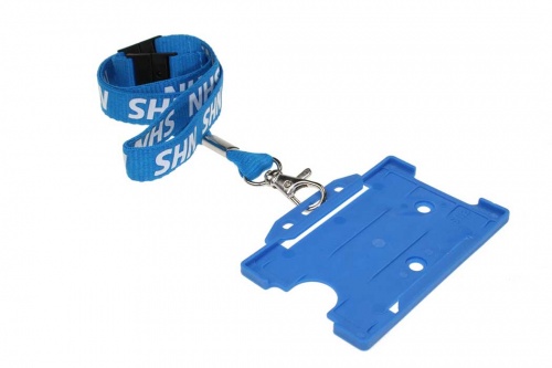 NHS Staff Lanyards with Double Breakaway and Trigger Clip (Pack of 100)