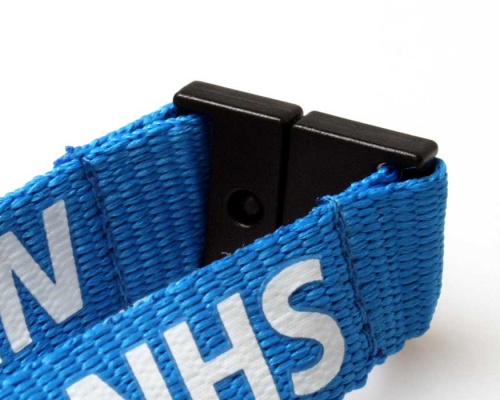 NHS Staff Lanyards with Triple Breakaway and Trigger Clip (Pack of 100)