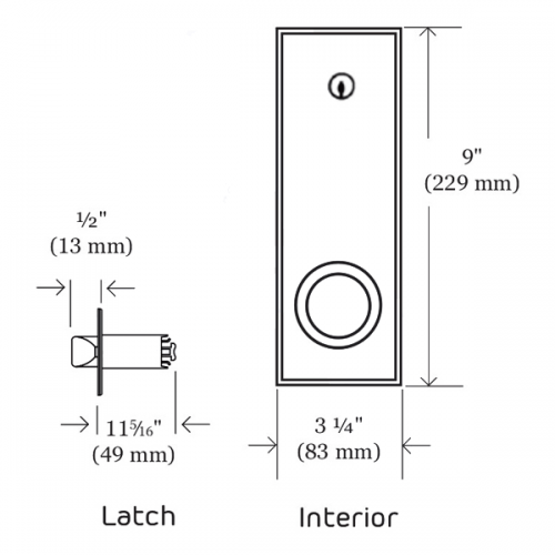 Kaba Simplex 1011 Knob Operated Digital Lock