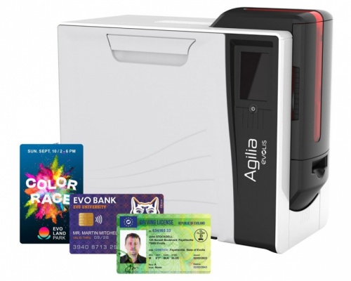 Evolis Agilia Duplex Retransfer ID Card Printer (Dual-Sided)