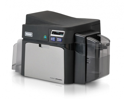 Fargo DTC4250e Single-Sided Plastic ID Card Printer with USB and Ethernet - 52000