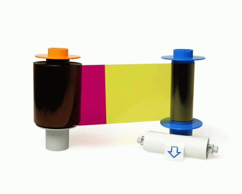 Fargo DTC4500 YMCKOK Colour Ribbon, 045210 (500 prints)