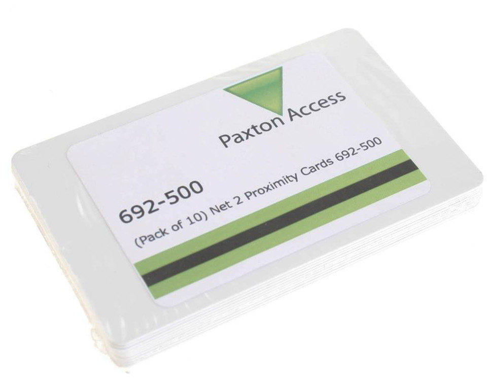 Paxton 692-500 Net 2 Proximity ISO Cards (Pack of 10)