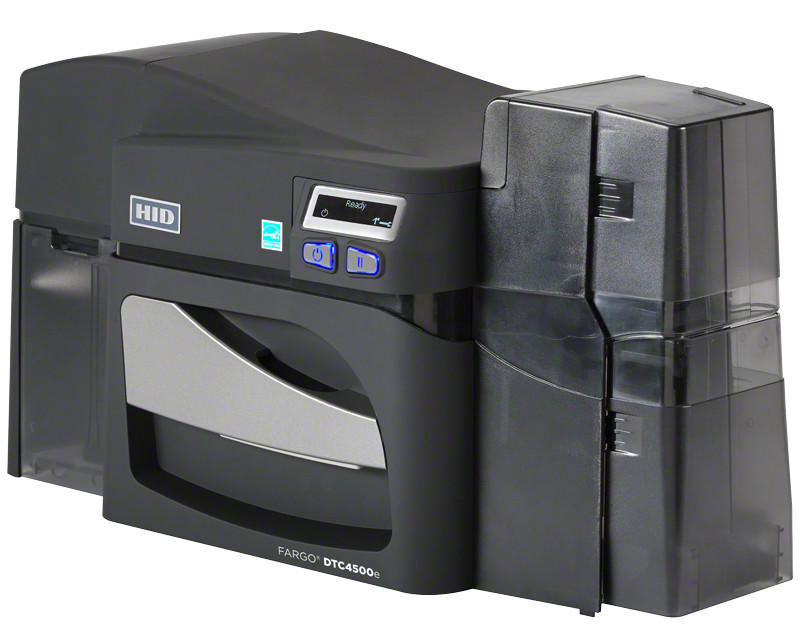 Fargo DTC4500e Dual-Sided Plastic ID Card Printer with USB Connectivity - 55100