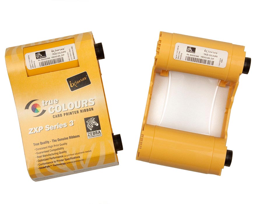 Zebra 800033-840 ZXP Series 3 Eco YMCKO Colour Ribbon (200 Prints)